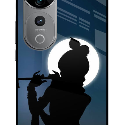Shri Krishna Silhouette Vivo V40 Pro 5G Glass Case