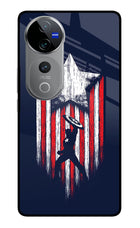 Captain America Marvel Art Vivo V40 Pro 5G Glass Case