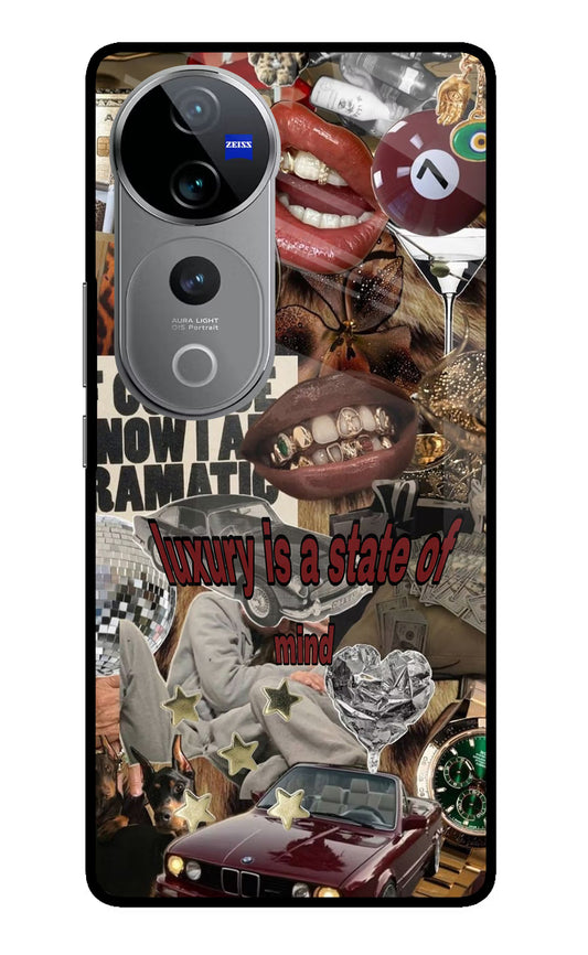 Luxury Vivo V40 Pro 5G Glass Case