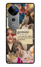 Gemini Zodiac Vivo V40 Pro 5G Glass Case