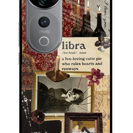 Libra Zodiac Vivo V40 Pro 5G Glass Case