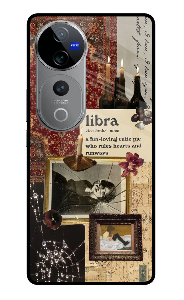 Libra Zodiac Vivo V40 Pro 5G Glass Case