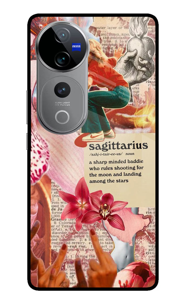 Sagittarius Zodiac Vivo V40 Pro 5G Glass Case