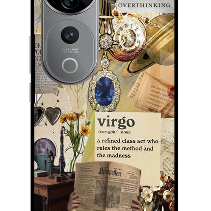 Virgo Zodiac Vivo V40 Pro 5G Glass Case