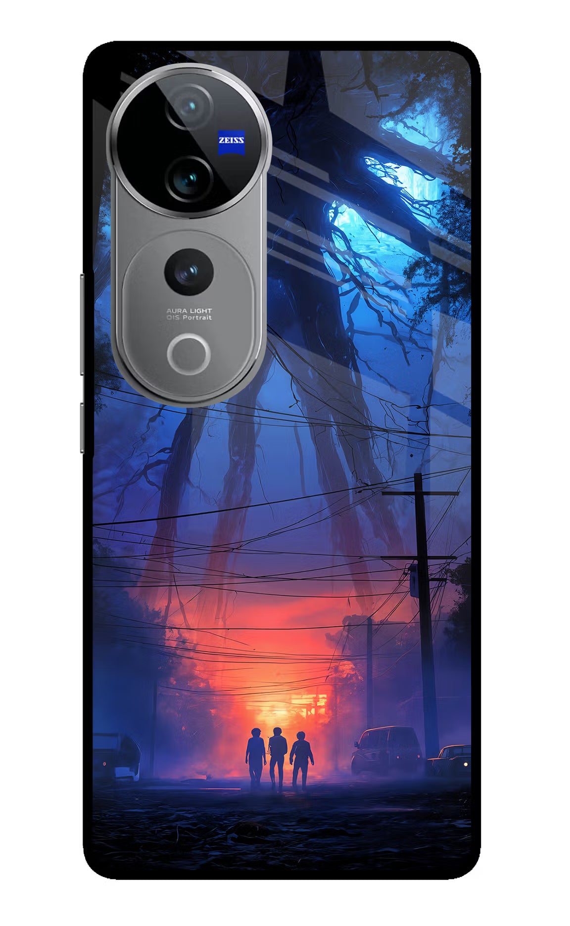 Ordinary Things Shadow Vivo V40 Pro 5G Glass Case Back Cover by Casekaro