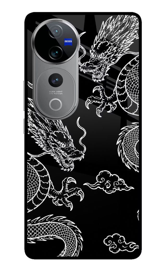 Twin Dragons Vivo V40 Pro 5G Glass Case