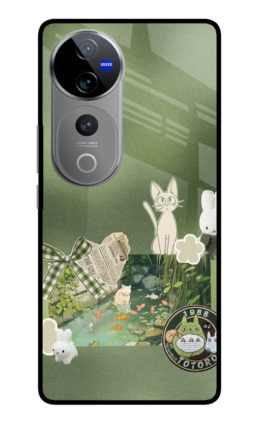 Aesthetic anime Vivo V40 Pro 5G Glass Case