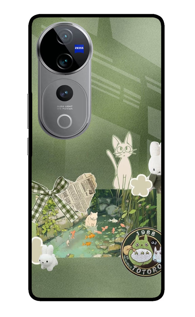 Aesthetic anime Vivo V40 Pro 5G Glass Case