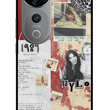 Taylor Swift Vivo V40 Pro 5G Glass Case