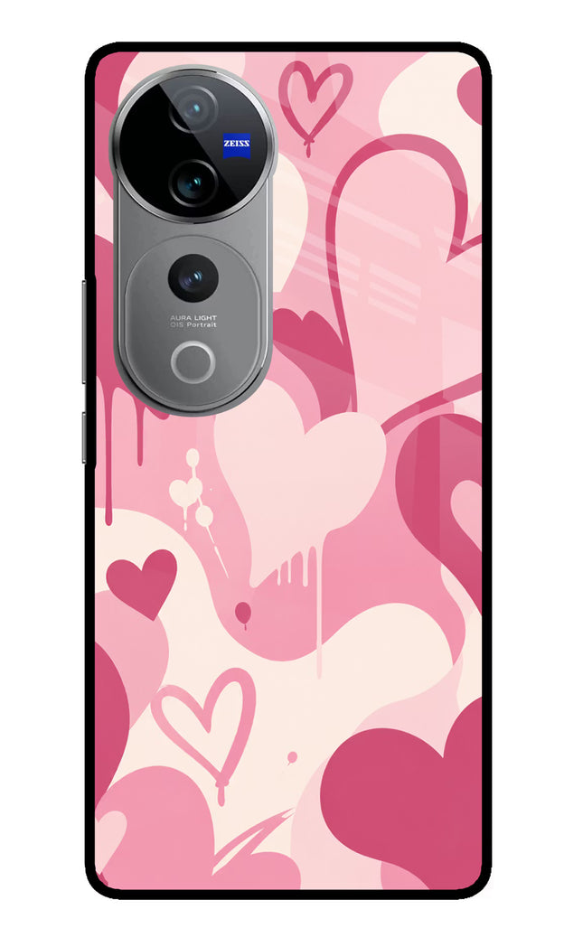 Hearty case Vivo V40 Pro 5G Glass Case