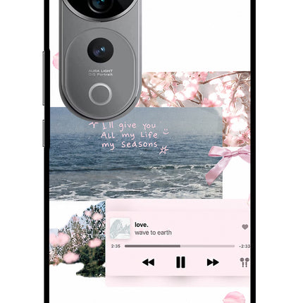 Wave to earth Vivo V40 Pro 5G Glass Case