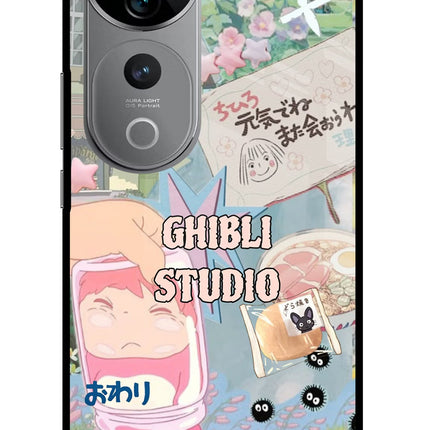 Studio Ghibli Vivo V40 Pro 5G Glass Case