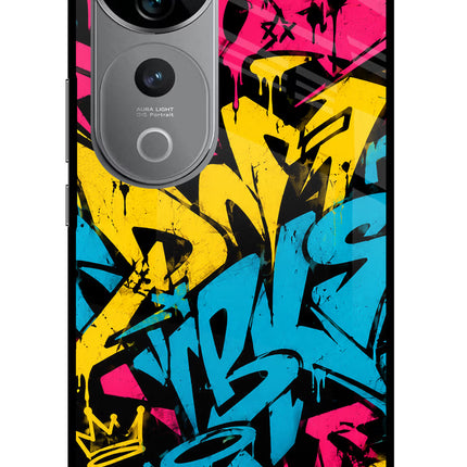 Graffiti Vibe Vivo V40 Pro 5G Glass Case