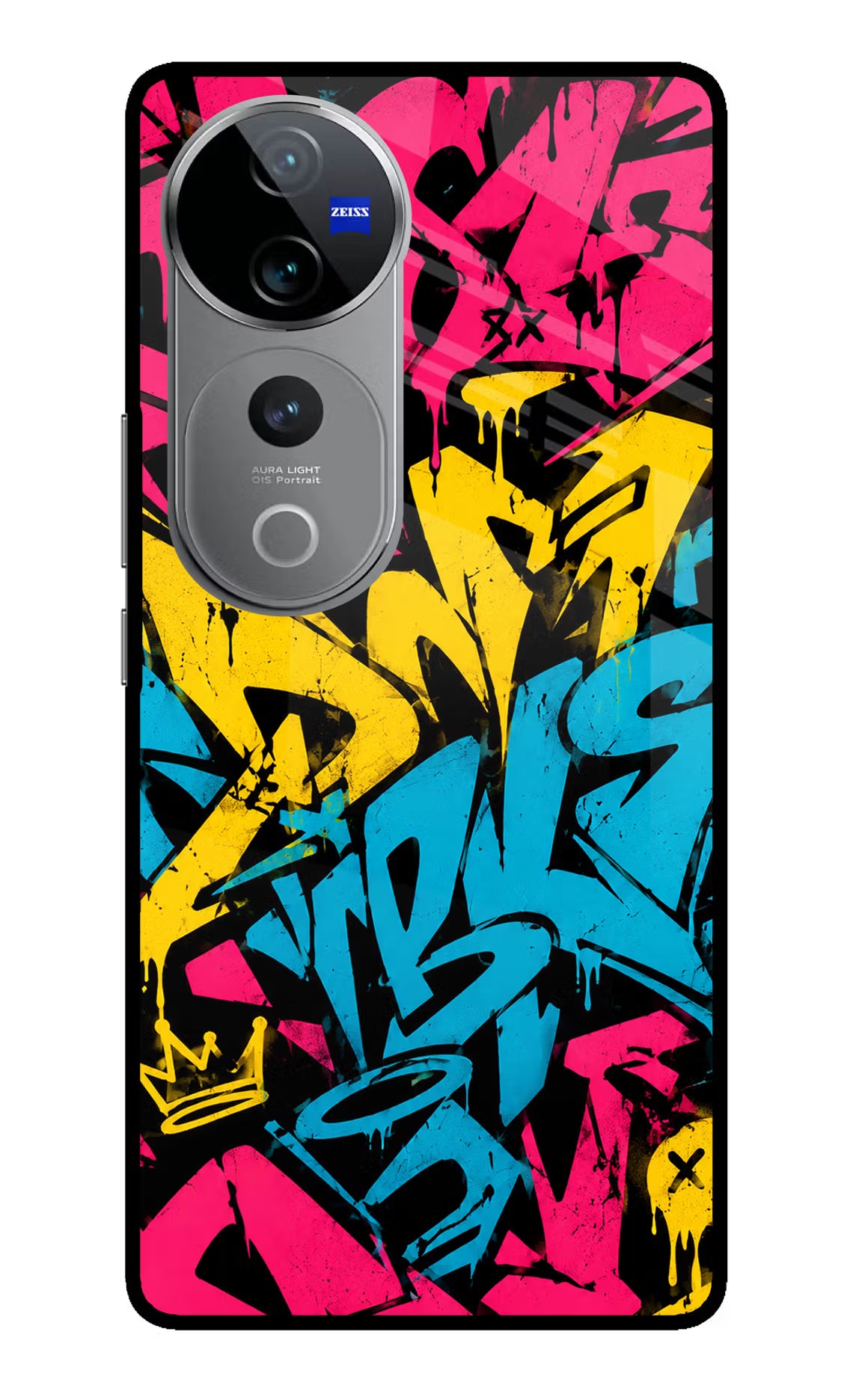 Graffiti Vibe Vivo V40 Pro 5G Glass Case