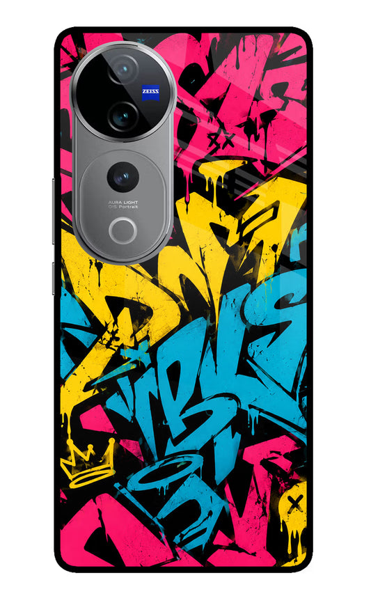 Graffiti Vibe Vivo V40 Pro 5G Glass Case
