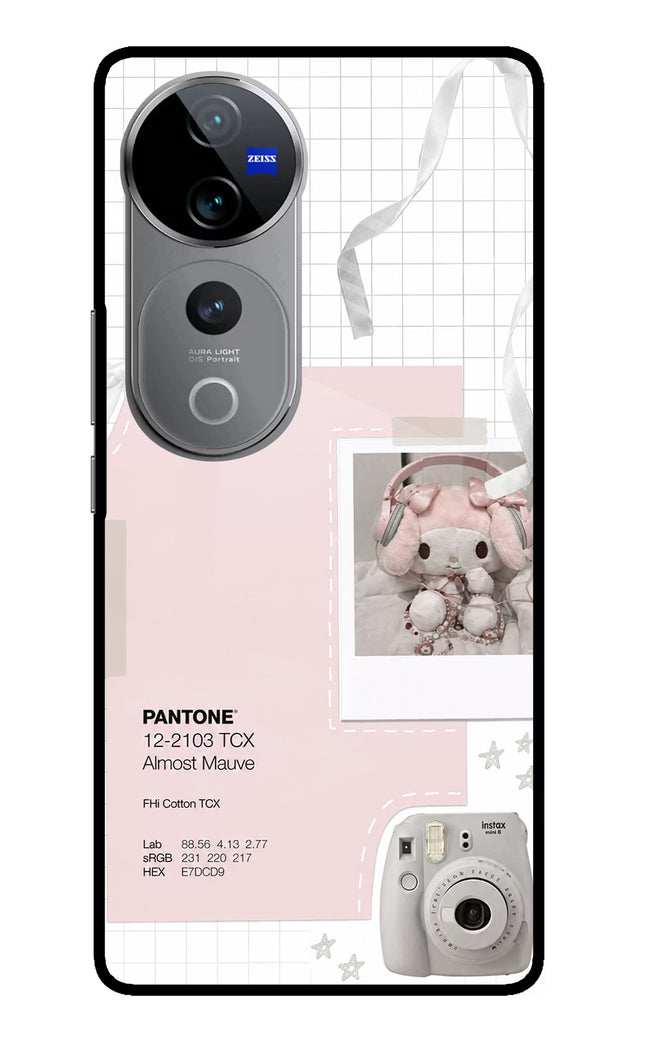 Pantone Asthetic Vivo V40 Pro 5G Glass Case