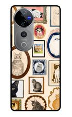 Mirror Cats Vivo V40 Pro 5G Glass Case