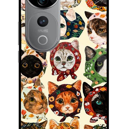 Cool Cat Vivo V40 Pro 5G Glass Case