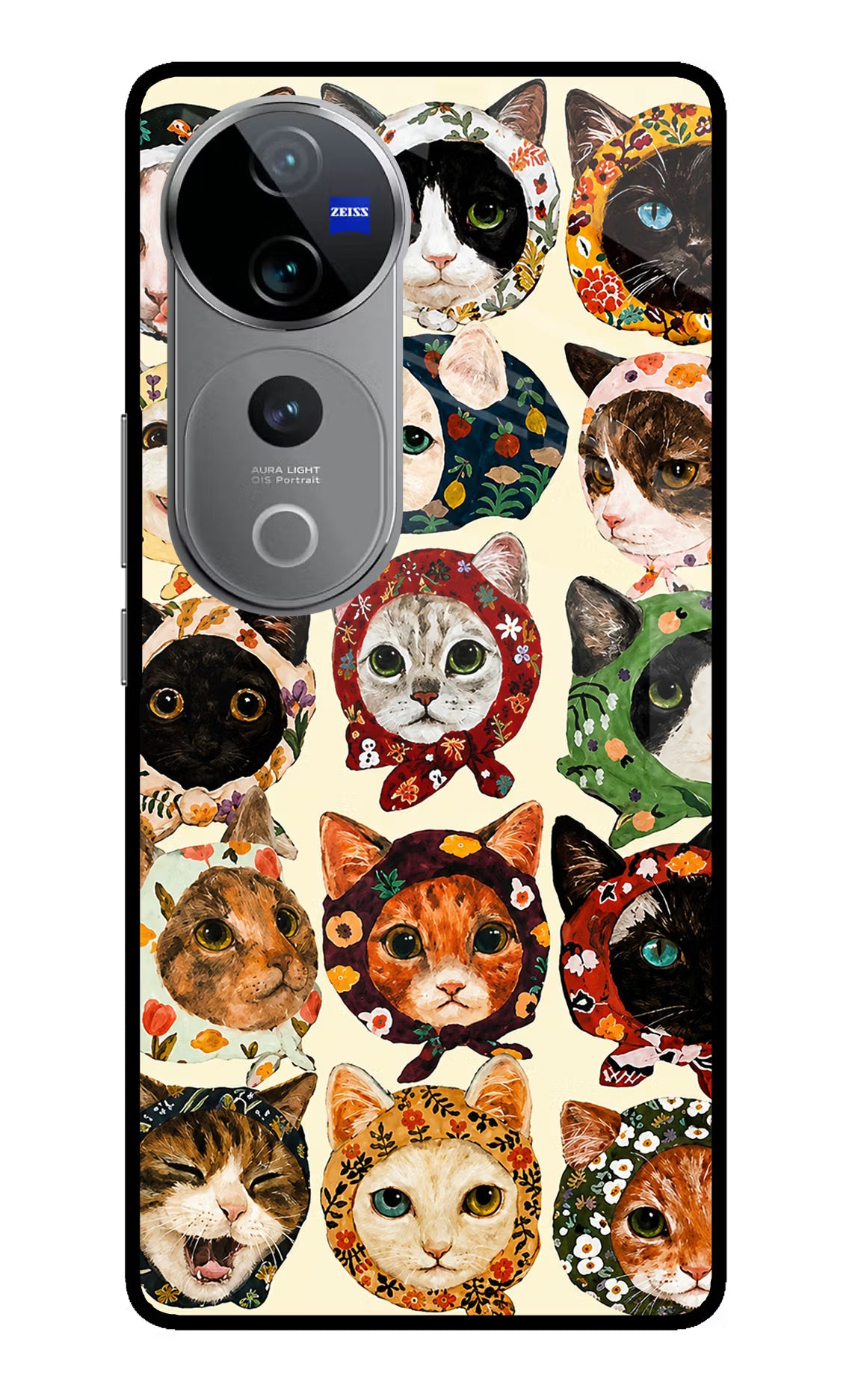 Cool Cat Vivo V40 Pro 5G Glass Case