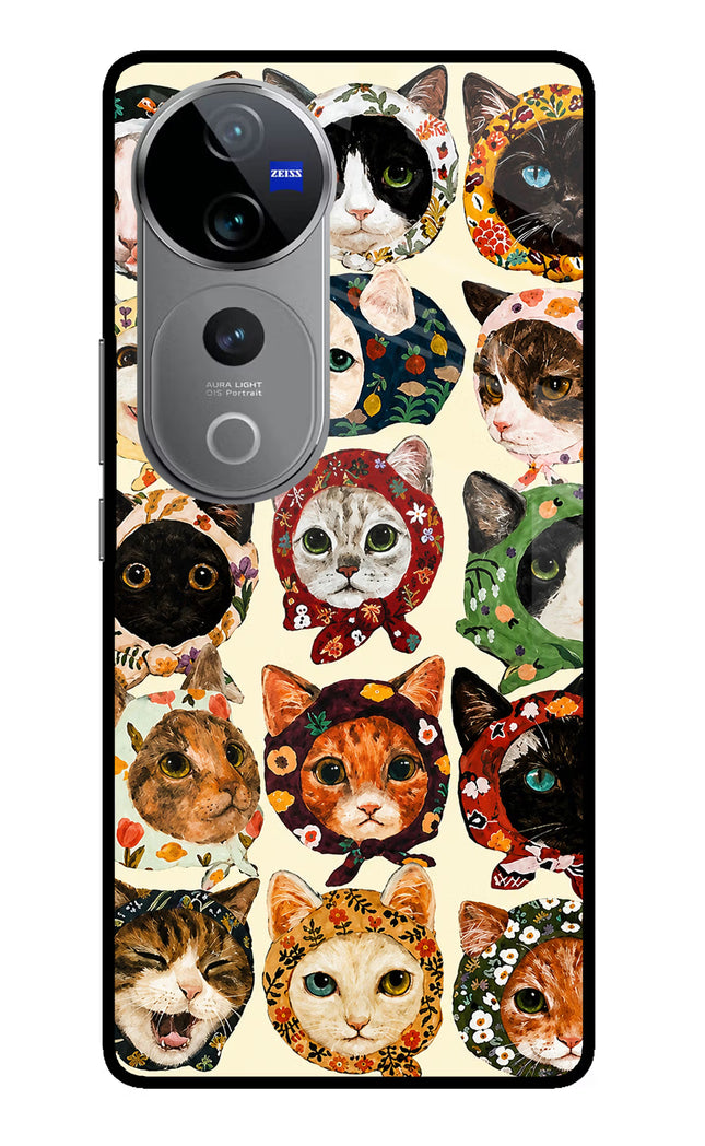 Cool Cat Vivo V40 Pro 5G Glass Case