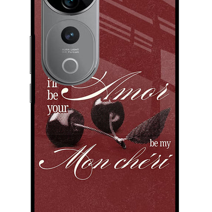 Velvet Cherry Vivo V40 Pro 5G Glass Case