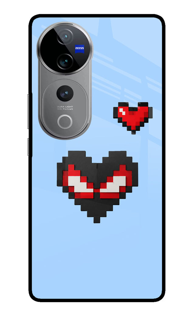Peter Heart Vivo V40 Pro 5G Glass Case