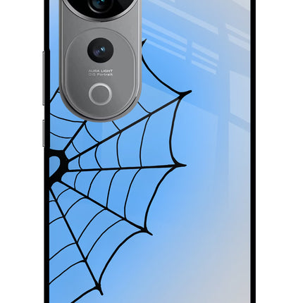 Blue Web Vivo V40 Pro 5G Glass Case