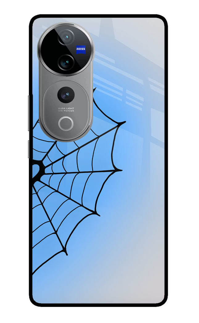 Blue Web Vivo V40 Pro 5G Glass Case