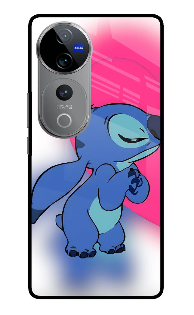 Stitch Hug Vivo V40 Pro 5G Glass Case