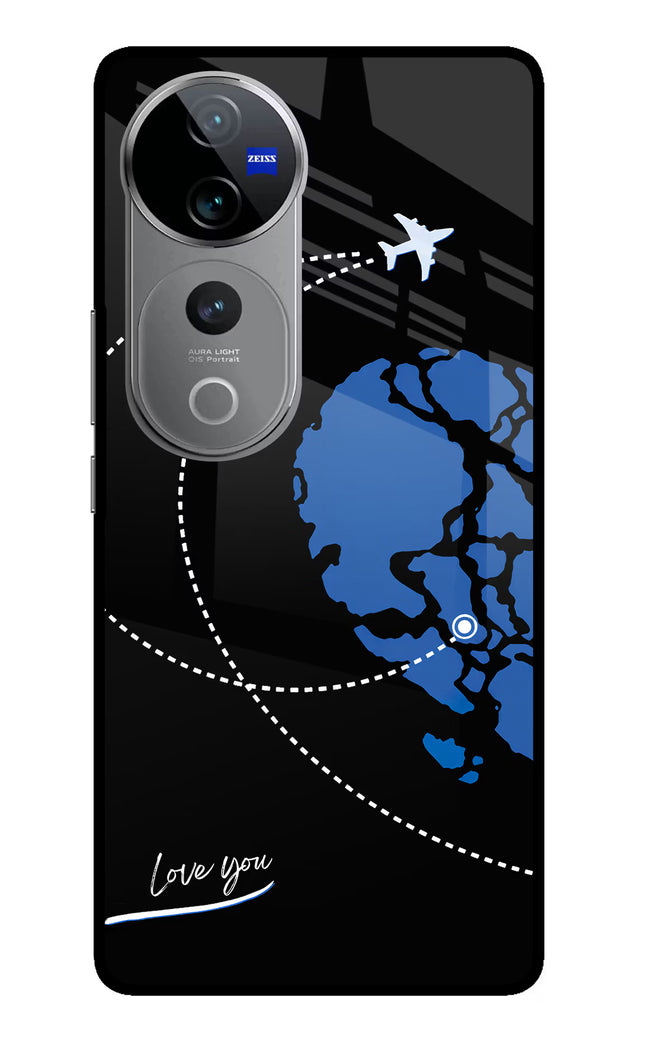 Love Orbit Vivo V40 Pro 5G Glass Case