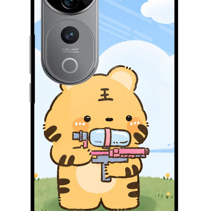 Tiger Treat Vivo V40 Pro 5G Glass Case