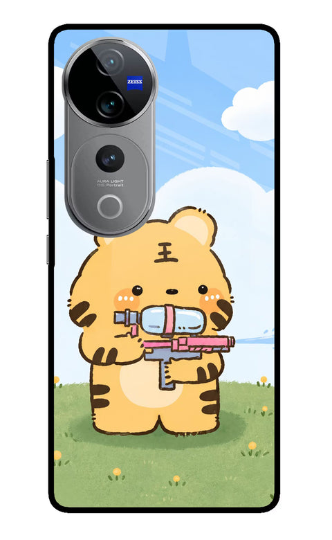 Tiger Treat Vivo V40 Pro 5G Glass Case