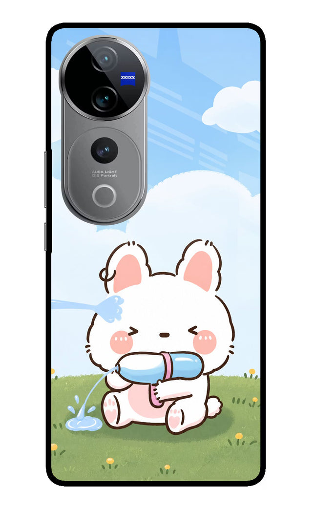 Bunny Treat Vivo V40 Pro 5G Glass Case