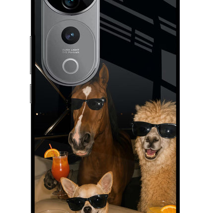 Party Squad Vivo V40 Pro 5G Glass Case