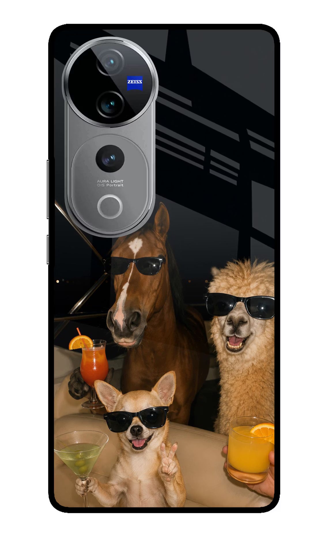Party Squad Vivo V40 Pro 5G Glass Case