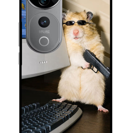 Hacker Hamster Vivo V40 Pro 5G Glass Case