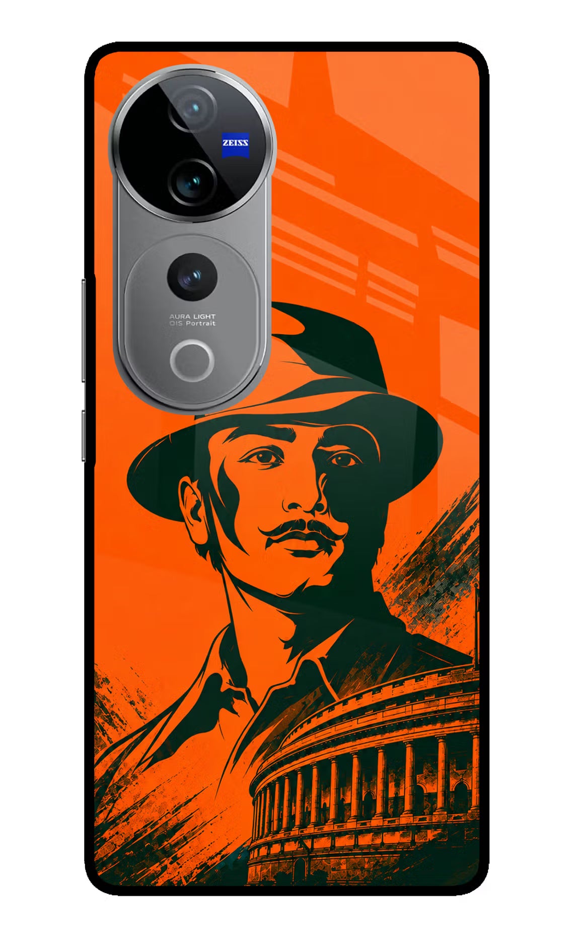 Bhagat Singh Legacy Vivo V40 Pro 5G Glass Case