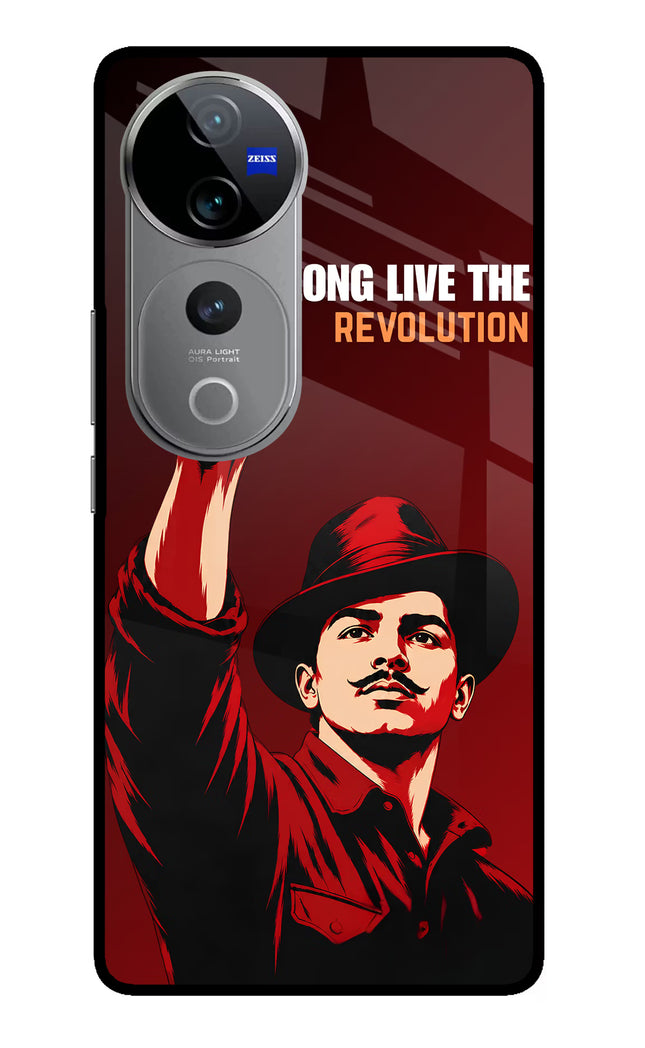 Bhagat Singh Revolution Vivo V40 Pro 5G Glass Case