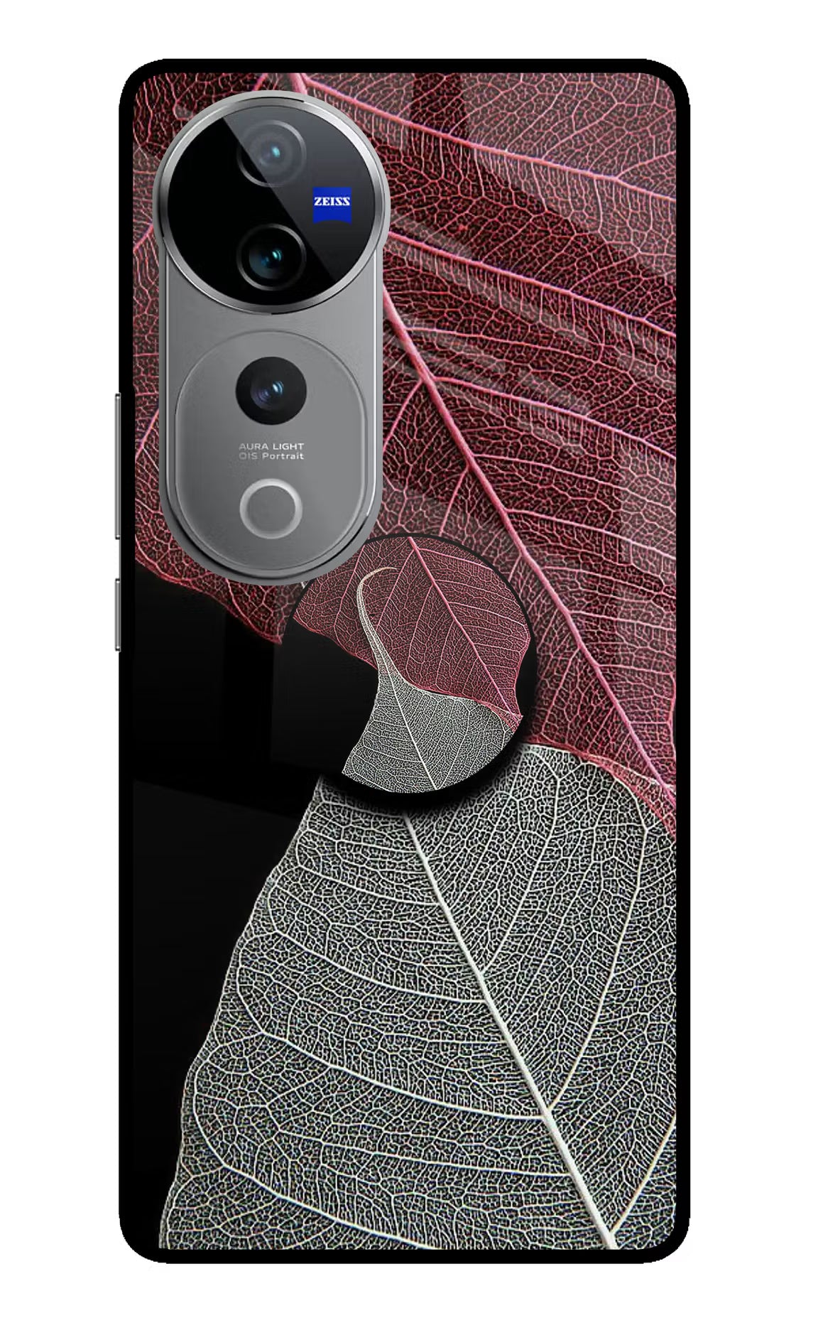 Leaf Pattern Vivo V40 Pro 5G Pop Case by Casekaro
