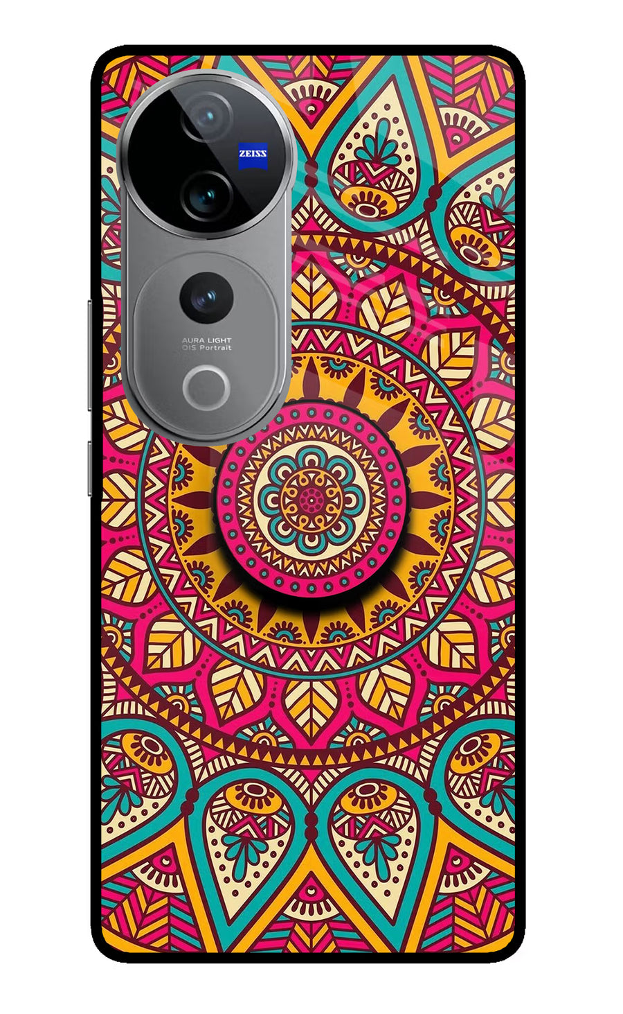 Mandala Vivo V40 Pro 5G Pop Case, Glass case