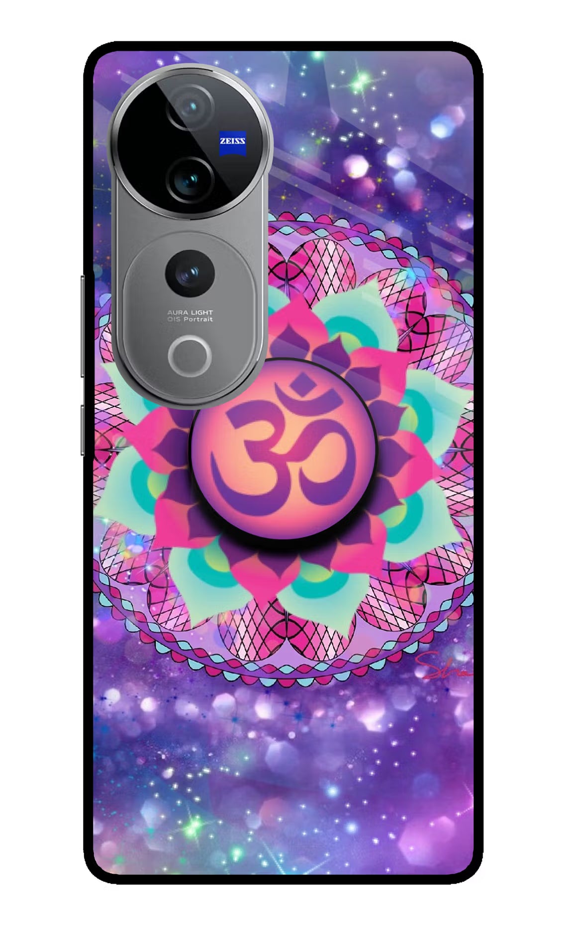 Om Purple Vivo V40 Pro 5G Pop Case by Casekaro
