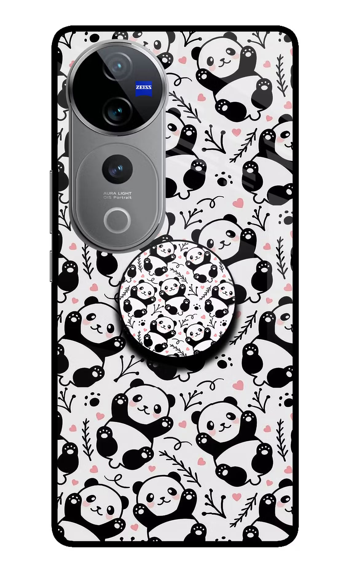 Cute Panda Vivo V40 Pro 5G Pop Case by Casekaro