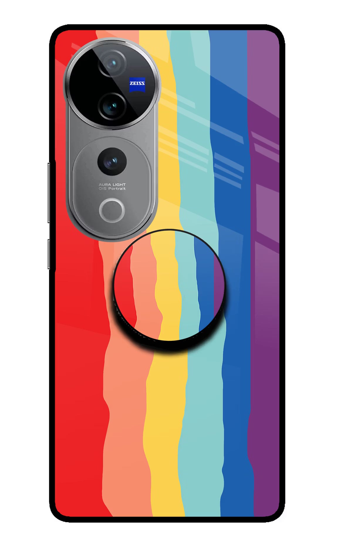 Rainbow Vivo V40 Pro 5G Pop Case by Casekaro