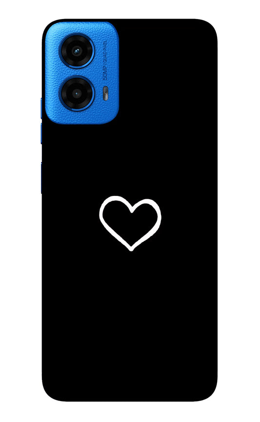 Heart Moto G45 Glass Case