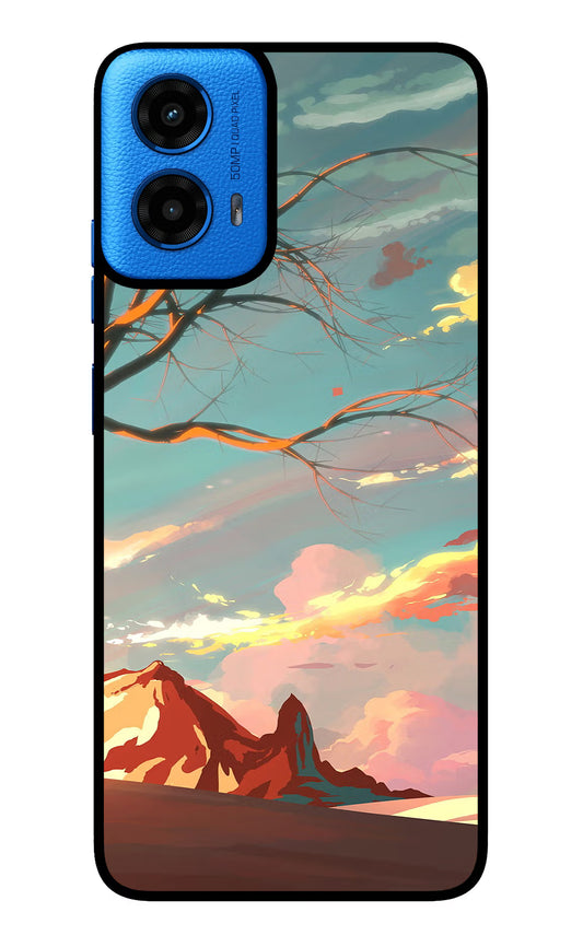 Scenery Moto G45 Glass Case