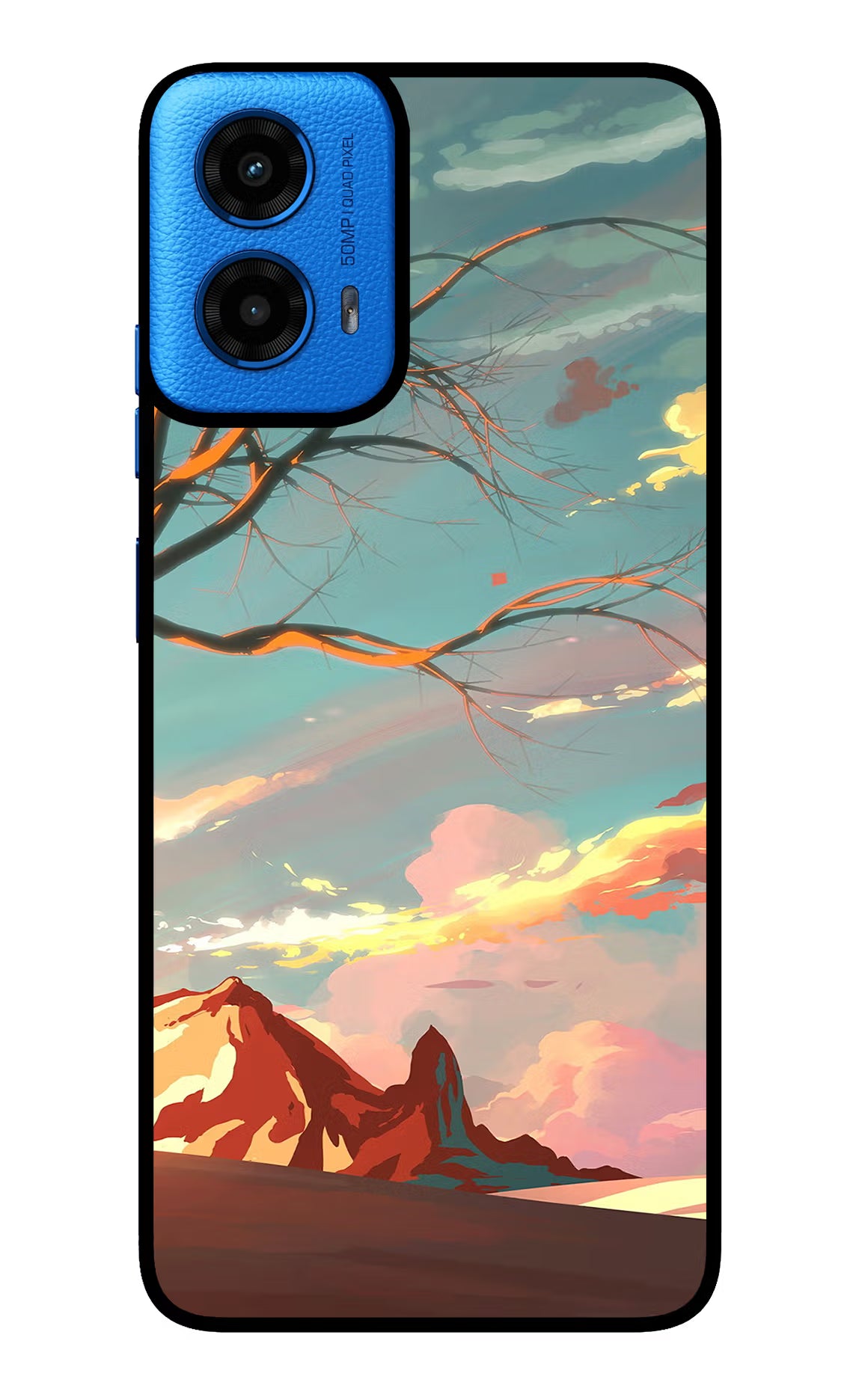 Scenery Moto G45 Glass Case Back Cover by Casekaro