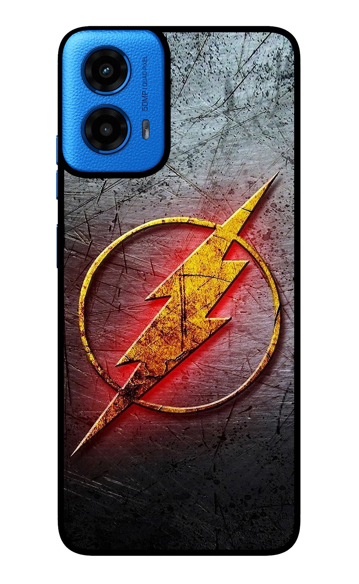 Flash Moto G45 Glass Case Back Cover by Casekaro
