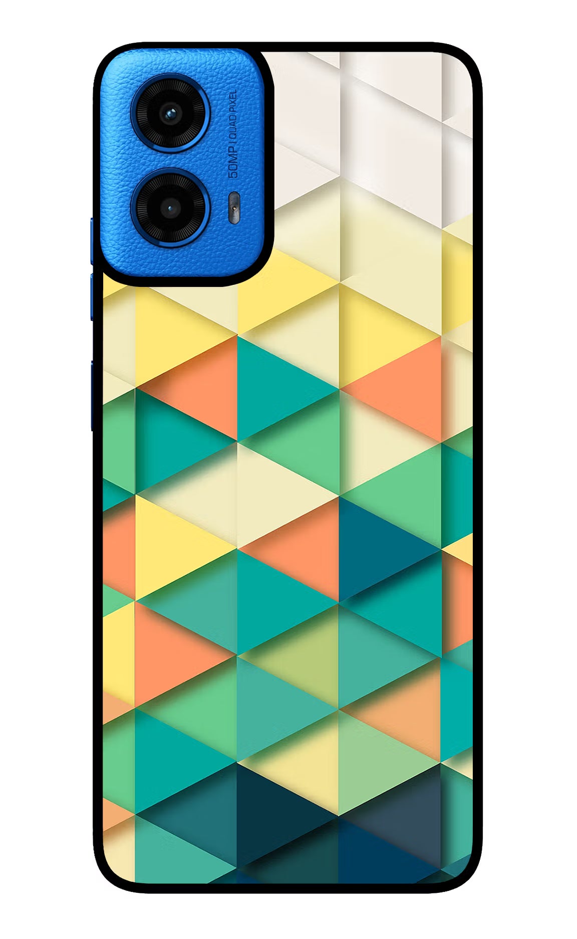 Abstract Moto G45 Glass Case Back Cover by Casekaro