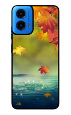 Flowers Moto G45 Glass Case