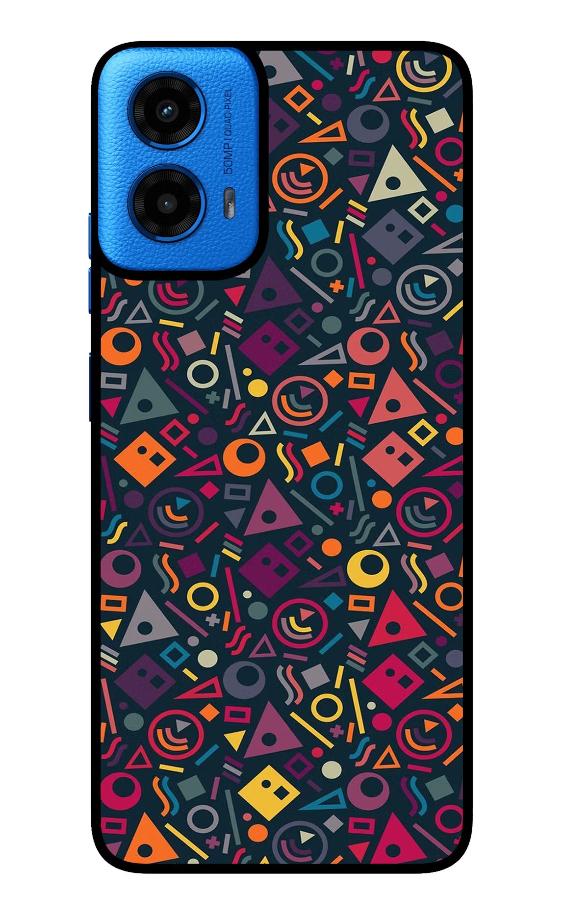 Geometric Abstract Moto G45 Glass Case